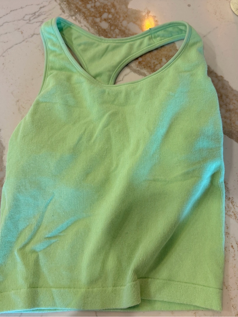 all in motion Lime Green Seamless Racerback Tank